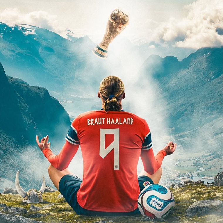 Erling Haaland disputará su primer partido en una Copa del Mundo en el estreno de Noruega frente a Irak en Boston.