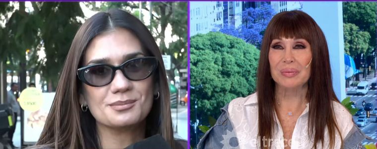 La humorista fue entrevistada en un móvil de La Mañana con Moria. La humorista fue entrevistada en un móvil de La Mañana con Moria.