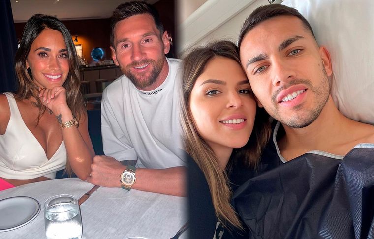 Messi - Paredes La esposa de Paredes y un sentido mensaje para su familia que apoyó Antonela Roccuzzo.