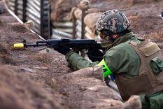 tropas ucranianas Las tropas ucranianas avanzan en Bajmut. Foto: Efe.