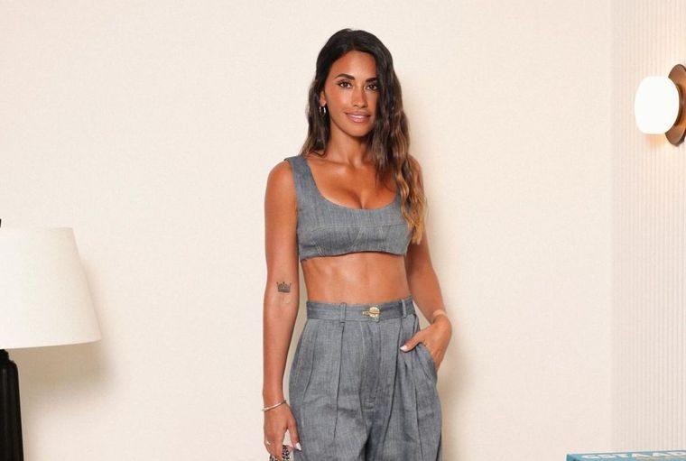 El look de Antonela Roccuzzo.