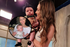 LAS FOTOS DEL BAUTISMO DE ANA LA HIJA DE PAMPITA Y GARCÍA MORITÁN