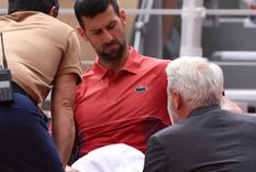 Djokovic fue operado y su presencia en los Juegos Olímpicos corre riesgo. Foto: @Tiempodetenis1 Djokovic fue operado y su presencia en los Juegos Olímpicos corre riesgo. Foto: @Tiempodetenis1