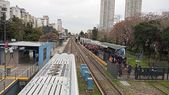 El servicio del ferrocarril Sarmiento funciona con interrupciones.  El servicio del ferrocarril Sarmiento funciona con interrupciones.
