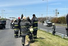 Triple choque en la Avenida General Paz Foto: NA Triple choque en la Avenida General Paz Foto: NA