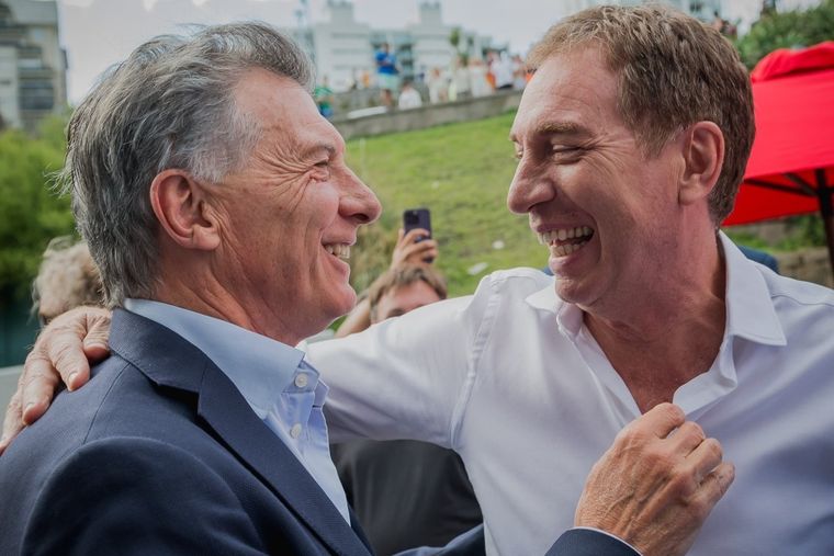 Mauricio Macri y Diego Santilli.&nbsp;
