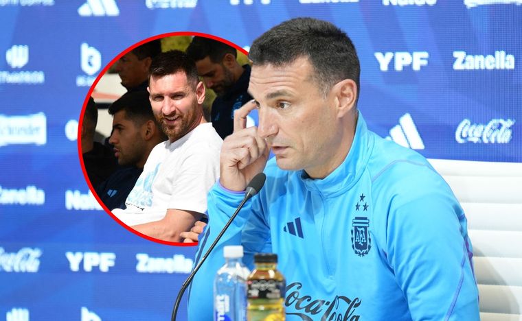 Scaloni confirmó que viajará Messi. Foto: MDZ