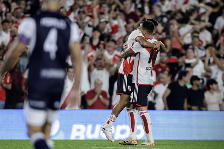 River festejó en el Monumental. Foto: Foto Baires