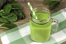 Un batido súper sano.