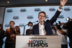 Vencedor: Carlos Moedas, de la coalición liderada por el Partido Social Demócrata portugués, ganó en Lisboa. Foto: Efe.