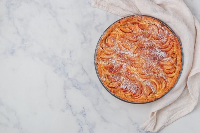 Una receta exquisita de bizcocho de manzana para hacer en pocos minutos Foto: Shutterstock