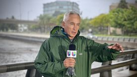 Jorge Ramos está en pareja con Chiquinquirá Delgado.