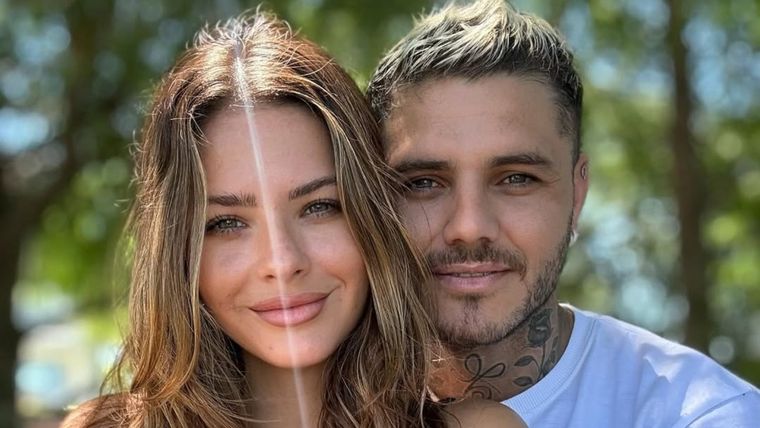 China Suárez y Mauro Icardi Foto: Instagram @sangrejaponesa