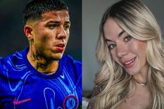 Enzo Fernández fue vinculado con la ex de L-Gante, Candela Arizaga. Foto: Instagram @enzojfernandez Instagram @candelamagaliok