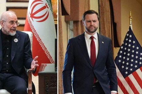 El presidente del Parlamento iraní, Mohammad Bagher Ghalibaf, se reunió en Islamabad con el vicepresidente de EE.UU., JD Vance. El presidente del Parlamento iraní, Mohammad Bagher Ghalibaf, se reunió en Islamabad con el vicepresidente de EE.UU., JD Vance.