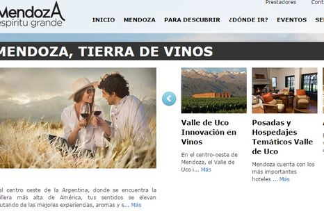 Mendoza se sube a la ola del turismo digital con nueva web
