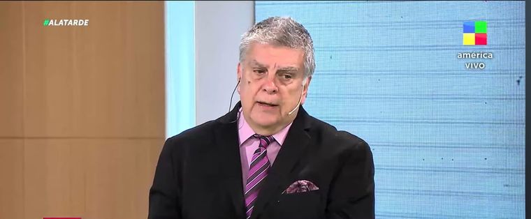 Luis Ventura se emociona en vivo tras el deceso de Jorge Lanata Foto: Captura pantalla Canal América