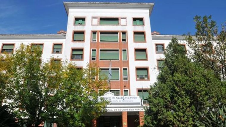 Hospital Interzonal General de Agudos Eva Perón, donde se constató el deceso de la víctima Foto: NA