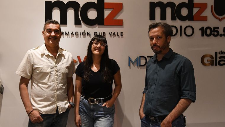 Walter Moreno, Gabriela Sánchez y Pablo Icardi Foto: Marianela Mena/MDZ