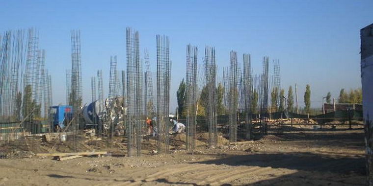 Construcción del edificio universitario en Tupungato.