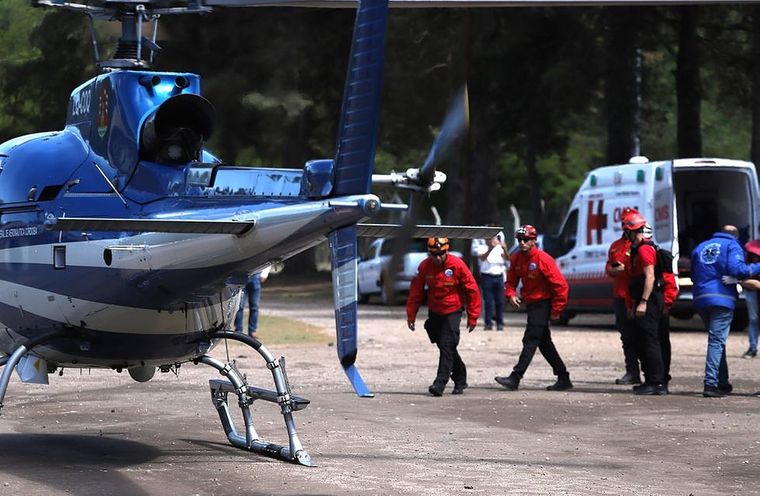 Así rescataban a las personas más graves