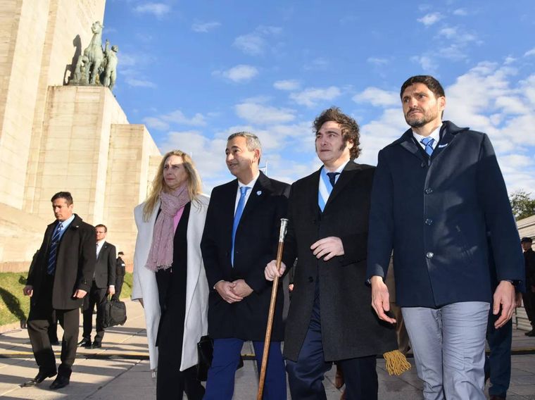 Javier Milei asistió en 2024 al acto por el Día de la Bandera Javier Milei asistió en 2024 al acto por el Día de la Bandera