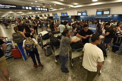 MDZol | El movimiento aéreo de marzo alcanzó un pico histórico, tanto para el segmento de cabotaje como internacional. Foto: Juan Mateo Aberastain Zubimendi / MDZ.