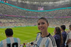 El look más sensual de Camila Mayan, la novia de Alexis Mac Allister, en la playa de Qatar