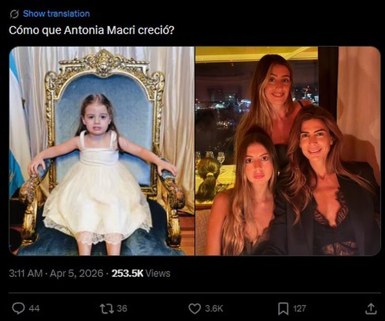 La primera foto data del 2015. La primera foto data del 2015.