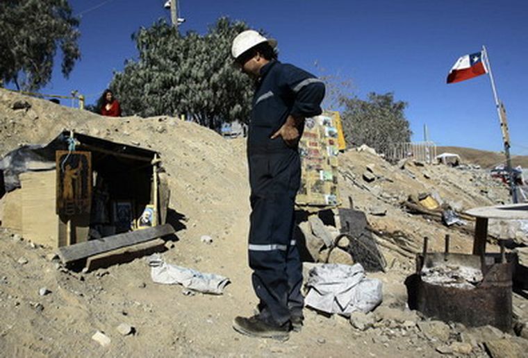 Trabajos en la mina. Foto: EFE