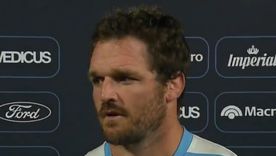 El capitán de Los Pumas, Julián Montoya, agradeció a sus compañeros y a la gente tras el triunfo ante los All Blacks.&nbsp;