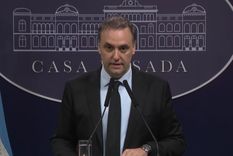 El jefe de Gabinete, Manuel Adorni.