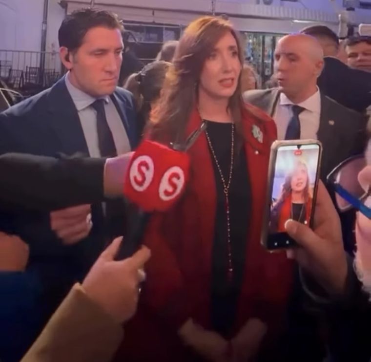 Victoria Villarruel en Tucumán. Foto: print de pantalla video de Instgram.