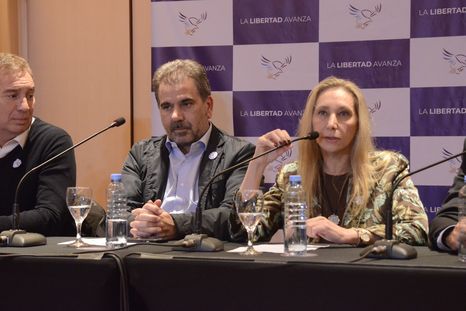 Cristian Ritondo y Karina Milei, tras formar la Alianza La Libertad Avanza. Cristian Ritondo y Karina Milei, tras formar la Alianza La Libertad Avanza.