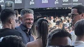 Martín Demichelis de dancing en la montaña. Foto: MDZ 