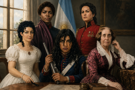 Las mujeres cumplieron con un rol fundamental en la independencia que inició con la Revolución de Mayo. Las mujeres cumplieron con un rol fundamental en la independencia que inició con la Revolución de Mayo.