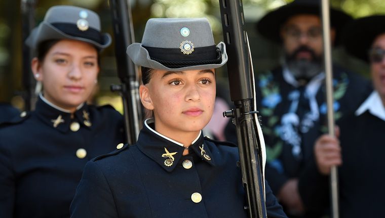 El acto se produjo en la plaza San Martín. Foto: ALF PONCE MERCADO / MDZ