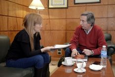 Anabel Fernández Sagasti y Emir Félix, representantes de dos sectores del PJ. Imagen de archivo Foto: Facebook Anabel Fernández Sagasti