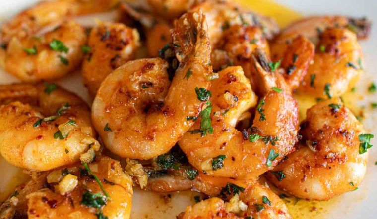 Aunque hoy se sirve con arroz o ensalada, la receta original de camarones al mojo de ajo se acompa&ntilde;aba &uacute;nicamente con tortillas calientes, permitiendo disfrutar directamente la salsa sobrante como parte esencial del plato.