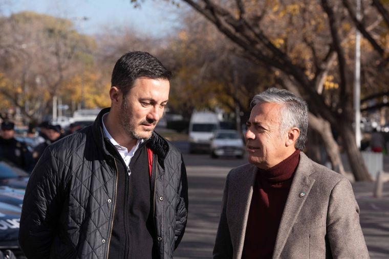 Luis Petri y Alfredo Cornejo Foto: Prensa Gobierno