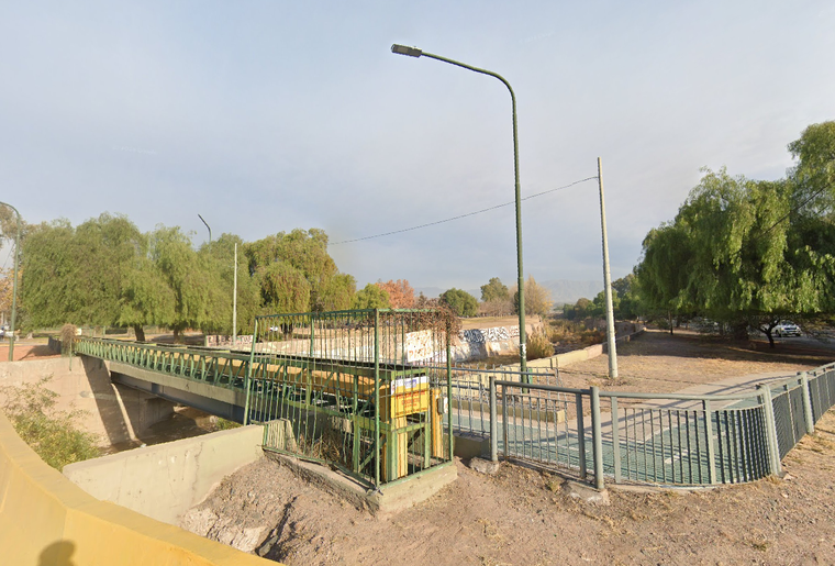 La zona del Zanjón Frías donde detuvieron a los malvivientes con las tarjetas robadas.&nbsp;