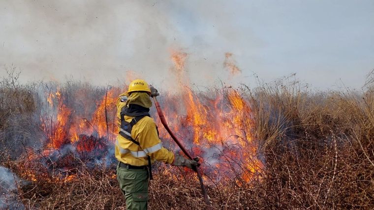 Los incendios en Córdoba crecen y analizan evacuar si el clima continúa complicando los trabajos de extinción Foto: Noticias Argentinas