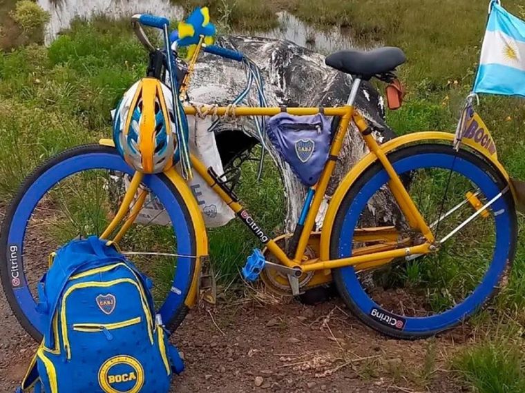 Pedalearon 9 días por ver a Boca Foto: El Ciudadano