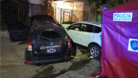 Los autos involucrados en el choque Foto: NA