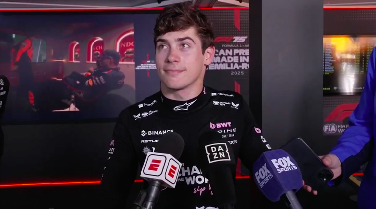 Colapinto fue P16 en Imola, su debut en este 2025. Foto: Captura