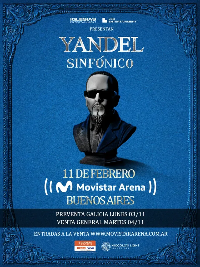 El concierto será el 11 de febrero de 2026 en el Movistar Arena. El concierto será el 11 de febrero de 2026 en el Movistar Arena.