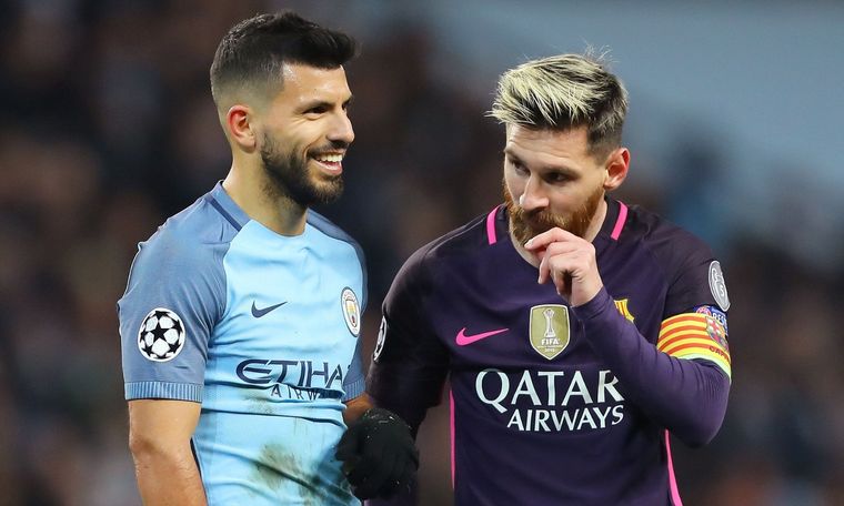 Messi y el Kun volvieron a sacudir las redes