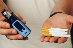 Vapear y el consumo de tabaco en los jóvenes.
