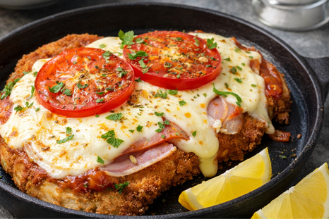 Por fin un verano de comer sin culpa: milanesa napolitana keto ¡aprendé a hacerla!