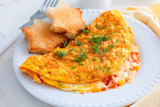 El mejor omelet de jamón y queso: ingredientes y preparación Foto: Shutterstock